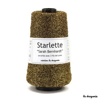 Fil à tricoter Starlette - Sarah Bernhardt (or chiné) 1