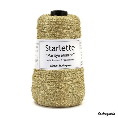 Fil à tricoter Starlette - Marilyn Monroe (or clair)