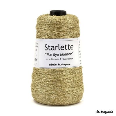 Hilo de tejer Starlette - Marilyn Monroe (oro claro)