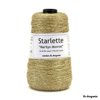 Fil à tricoter Starlette - Marilyn Monroe (or clair) 1