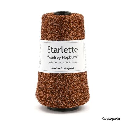 Starlette knitting yarn - Audrey Hepburn (copper brown)