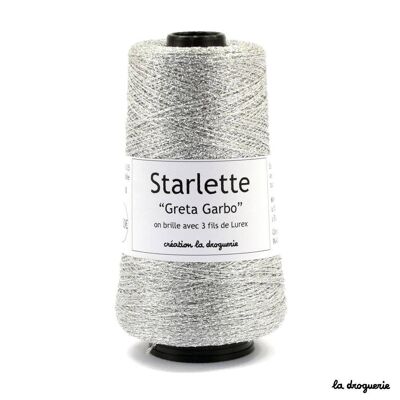 Starlette knitting yarn - Greta Garbo (silver)