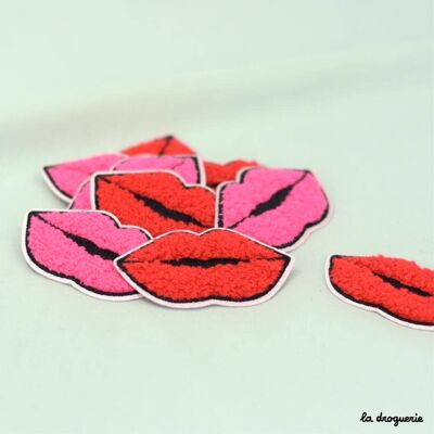 “Venice beach lips” patch 64 mm