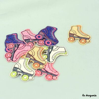 “Roller-Derby quads” badge 38x34 mm