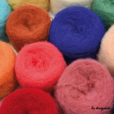 Color mist knitting yarn