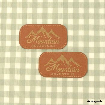 Ecusson "Mountain adventure" 59 mm 3