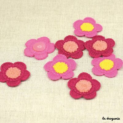 Ecusson "Fun Flowers" 45 mm