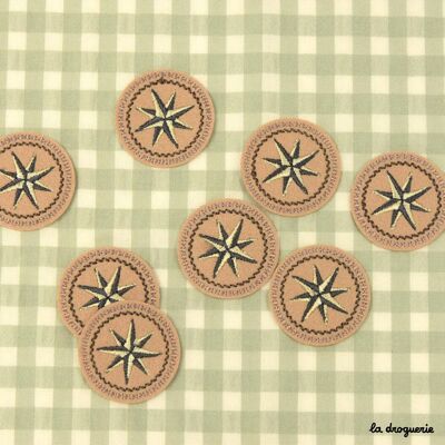 “Felt compass rose” badge 35 mm