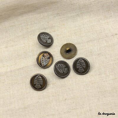 "Yatchman crest" button 15 mm