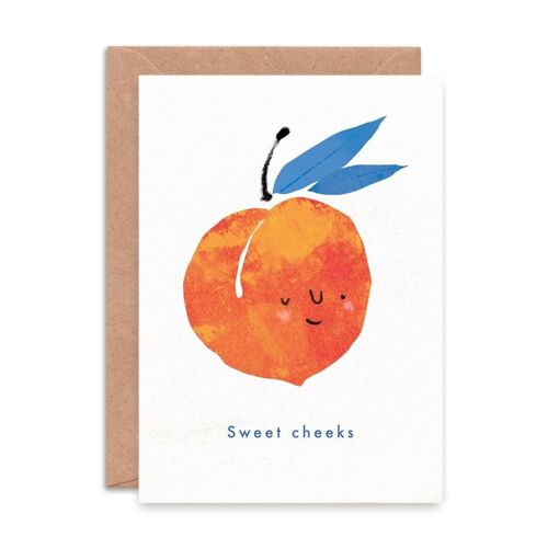 Sweet Cheeks Single Valentines / Love Greeting Card