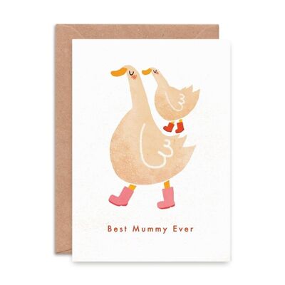 Best Mummy Ever Single Greeting Card