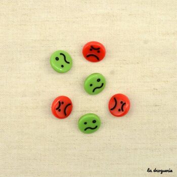 Bouton "Smiley" 15 mm 2