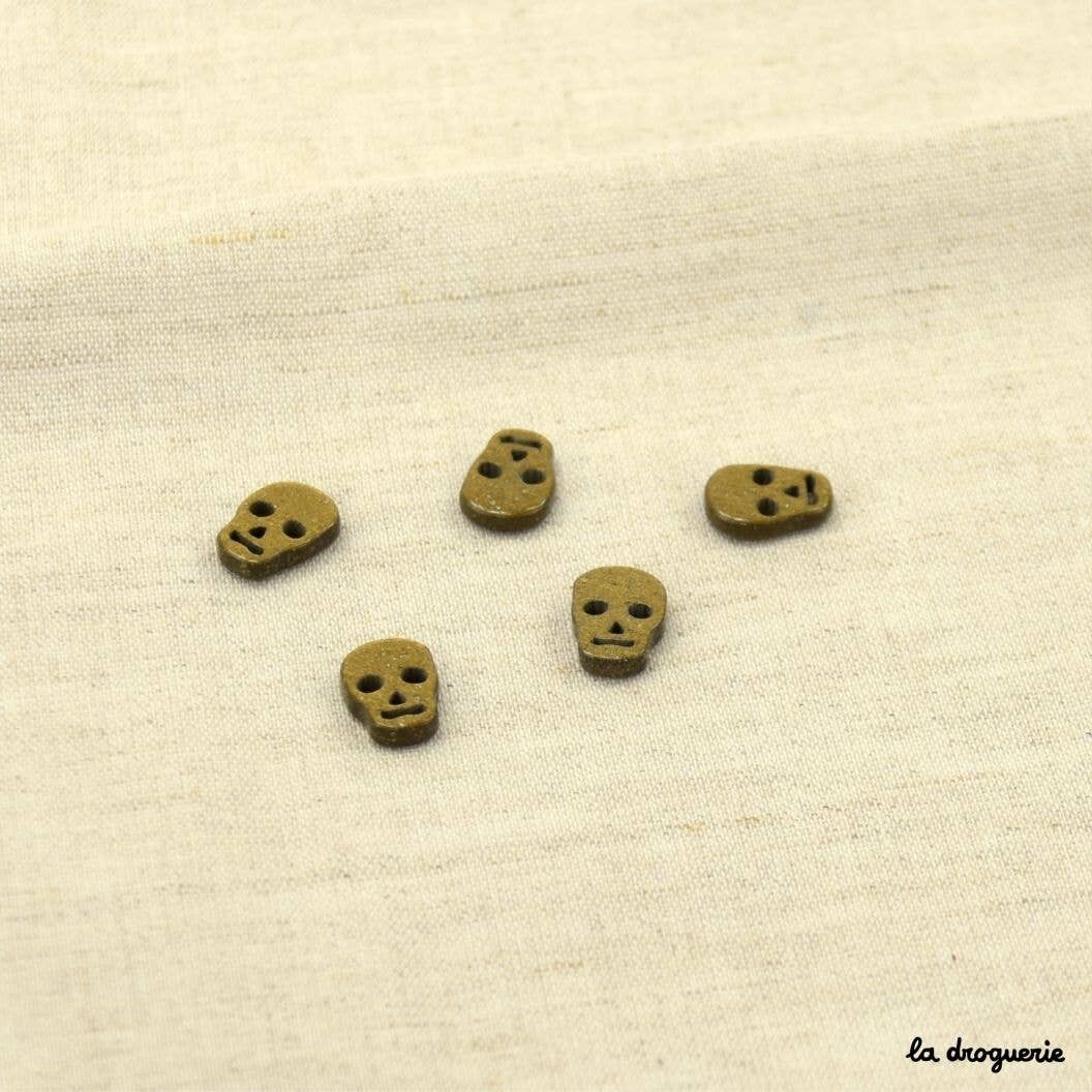 Bottone "Teschio ribelle" 14 mm