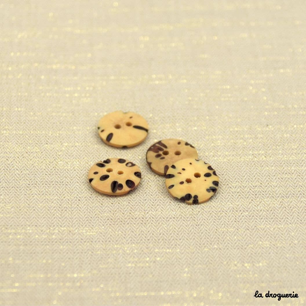 Bottone “rafia 2 fori” 18 mm