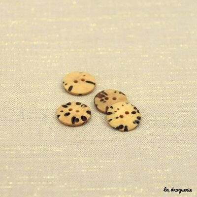 “2-hole raffia” button 18 mm