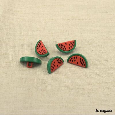 “Early two-tone watermelon” button 20 mm