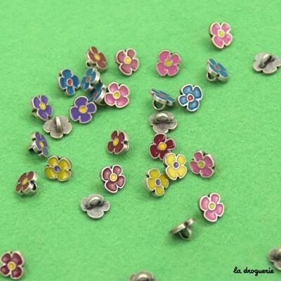 Bouton "Petite fleur" 10 mm