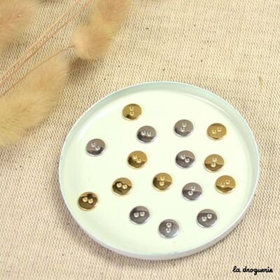 Button "Small pawn 2 holes" 9 mm