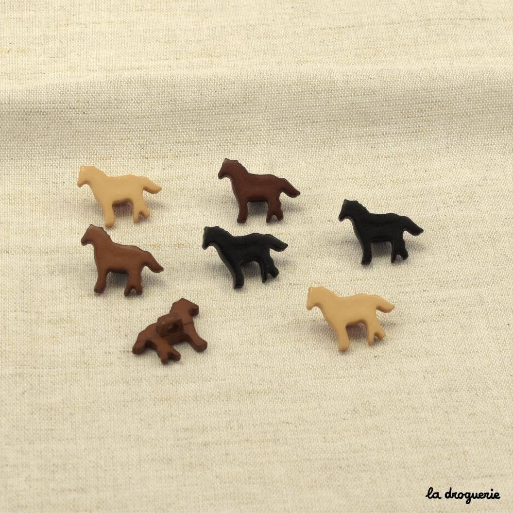 Bottone "Cavallino al trotto" 20 mm