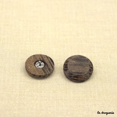 Botón “Palmera peón biselada” 28 mm