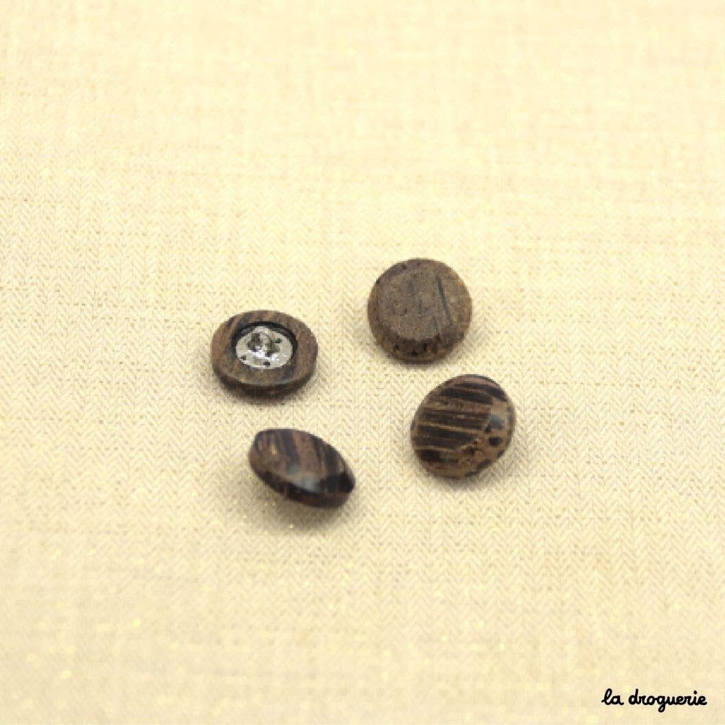 Knopf „Abgeschrägte Bauernpalme“ 15 mm