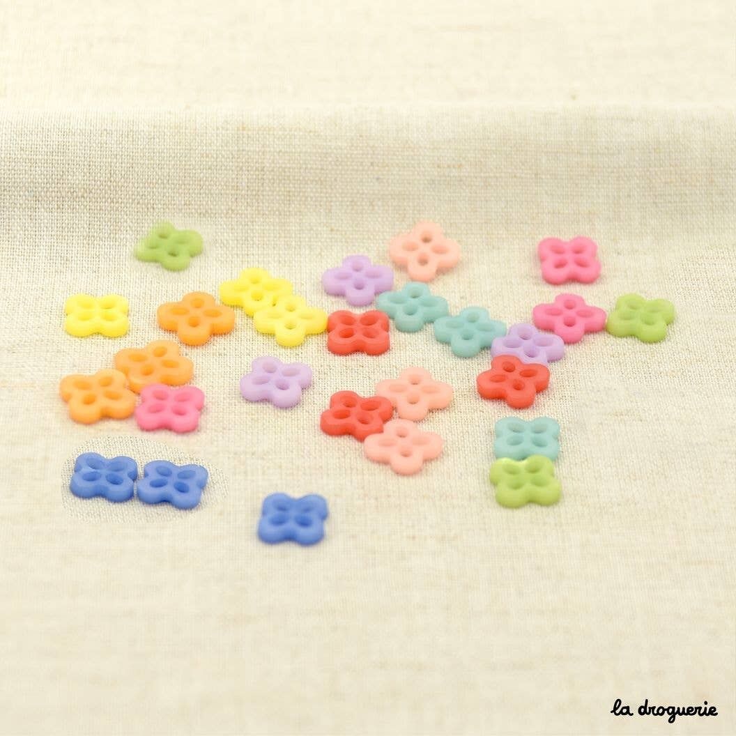 Bottone "Trifoglio lucciola estiva" 12 mm