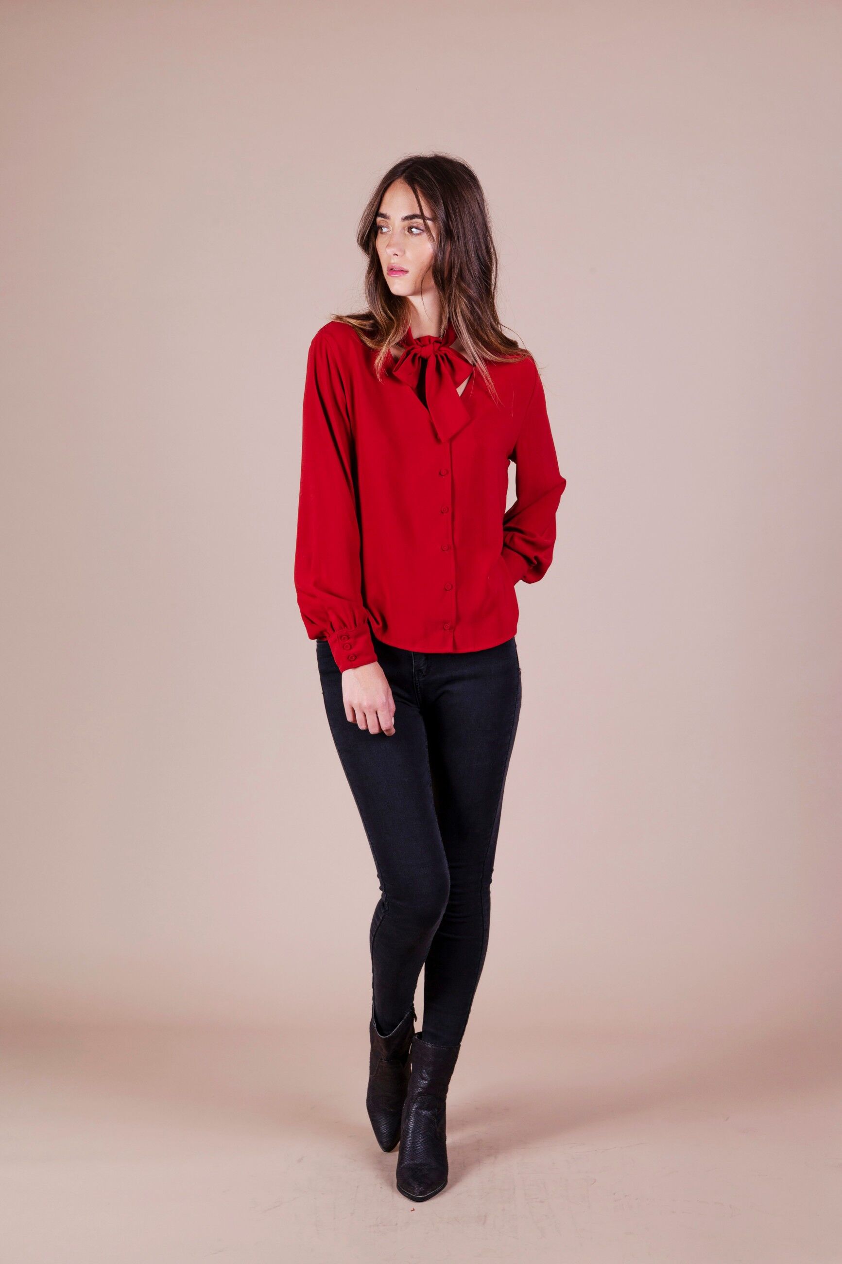 Blusa CHARLIE Bordeaux
