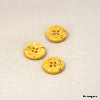 Bouton "Jolis cailloux" 15 mm - Bouton 15 mm 10