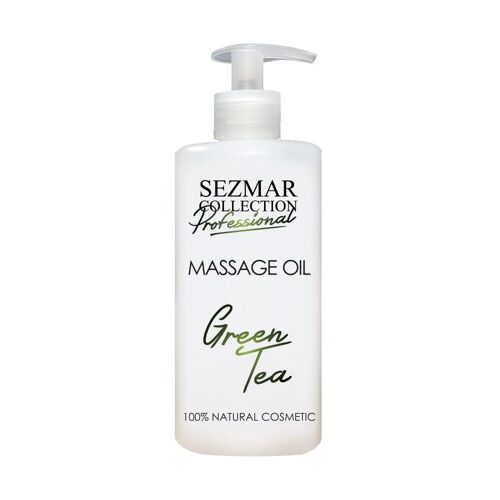 Professional Massage Body Oil Green Tea - 100% Natural, 500 ml