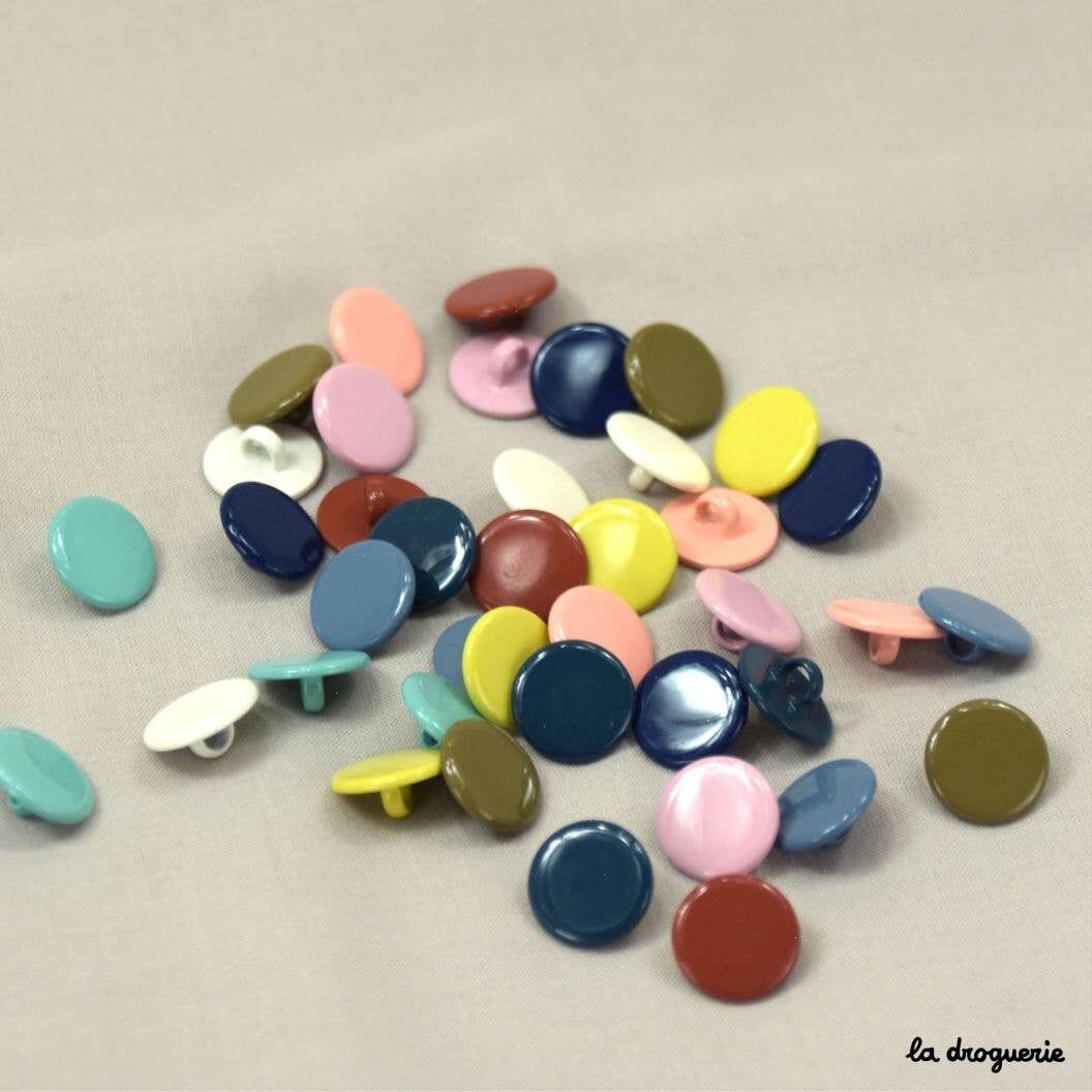 Bottone "Gettone pedone liscio" 12 mm - Bottone 12 mm