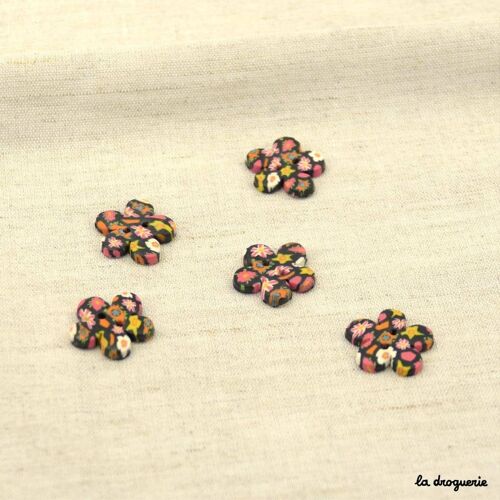 Bouton "In the summer time fleur" 20 mm