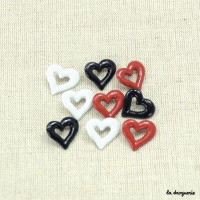 “Idylle heart” button 20 mm