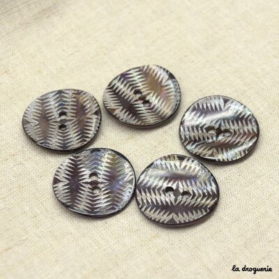 “Inca engraving” button 25 mm