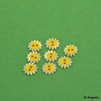 Bouton "Happy daisy" 12 mm 5