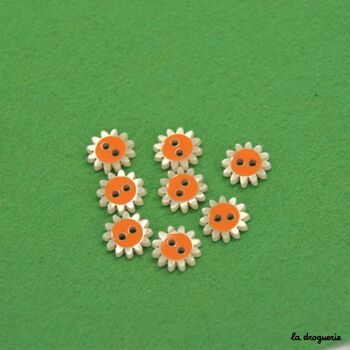 Bouton "Happy daisy" 12 mm 6