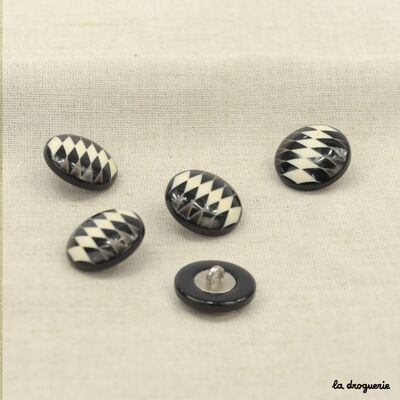 Button "Large ethnic graphic" 20 mm