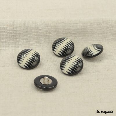 Button "Narrow ethnic graphic" 20 mm