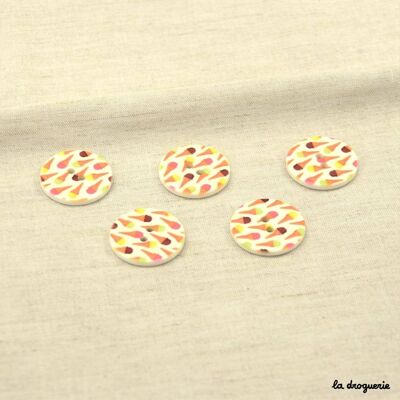 “Ice cream cone treats” button 30 mm