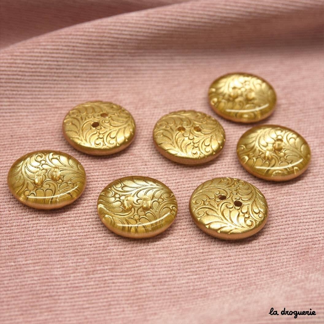 Bottone oro "Golden Globes" 24 mm