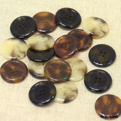 Knopf „Gabardine mit kleinen Perlen“, 31 mm