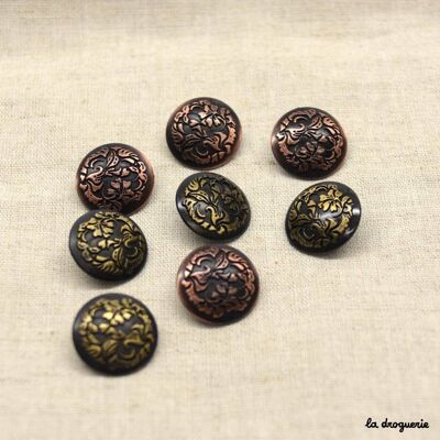 “Horta style foliage” button 18 mm