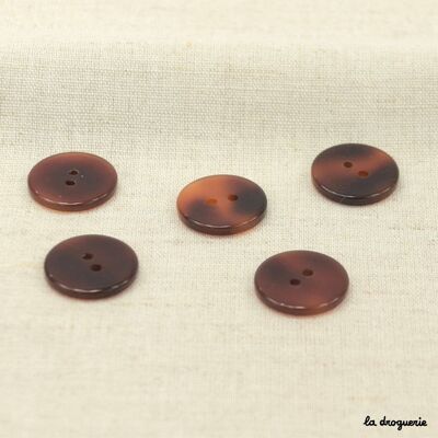 Button "2-hole pawn scale style" 18 mm