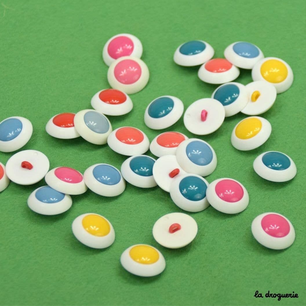 Bottone “stile mezza palla Courrèges” 18 mm