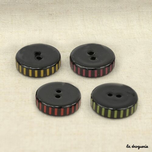 Bouton "Façon Buren pion" 23 mm