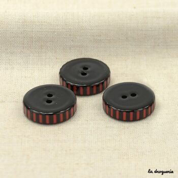 Bouton "Façon Buren pion" 23 mm 3