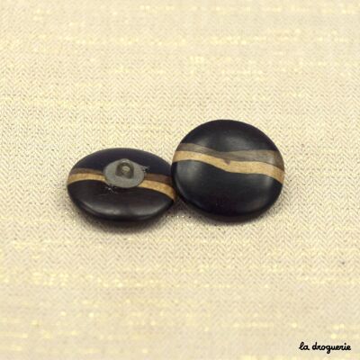 Button "Woodworking/play of waves" 23 mm