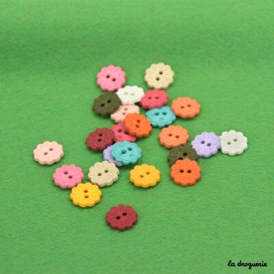 Bouton "Eco-Fleurette" 12 mm