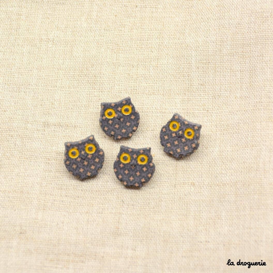 Bottone “Dandy gufo” 13 mm