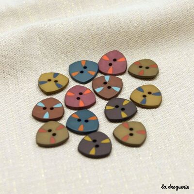 Button "Danube triangle" 15 mm