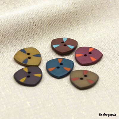 Button "Danube triangle" 20 mm